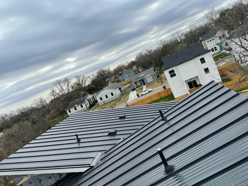 Standing seam metal roof panels with vents for Skylight Repair in Harriman
